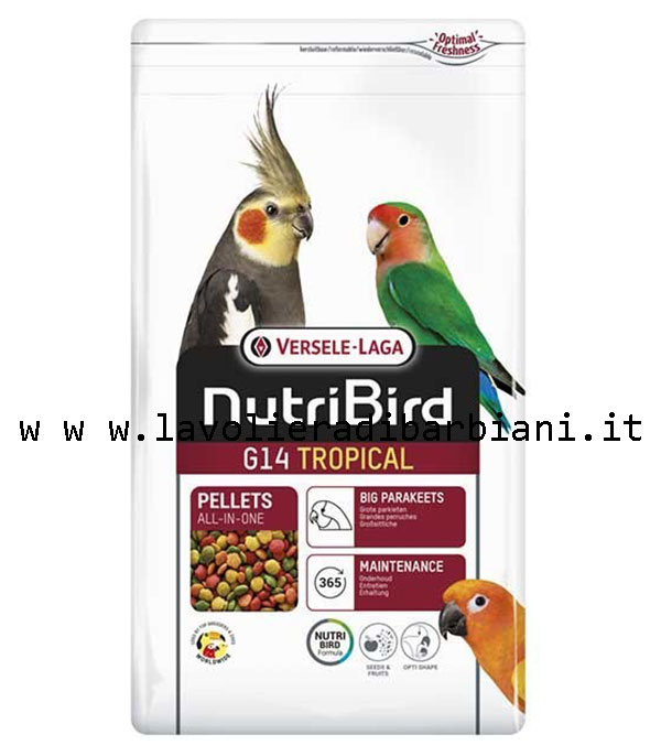 NUTRIBIRD G14 TROPICAL (1 kg) cod. NG14/1